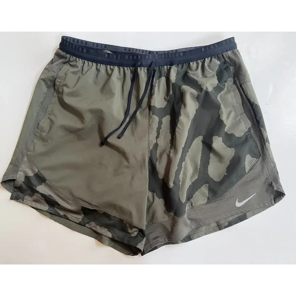 Nike Stride Run Division 2 in 1 Shorts Men's Size XL-Tall Dri Fit 5' DQ4761 325